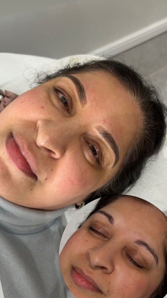 Client brows selfie
